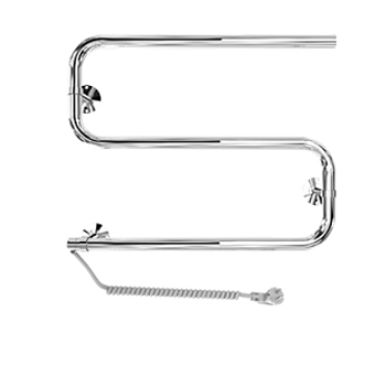 Полотенцесушитель электрический S-образный, нерж.HD S 400*500 ДВИН